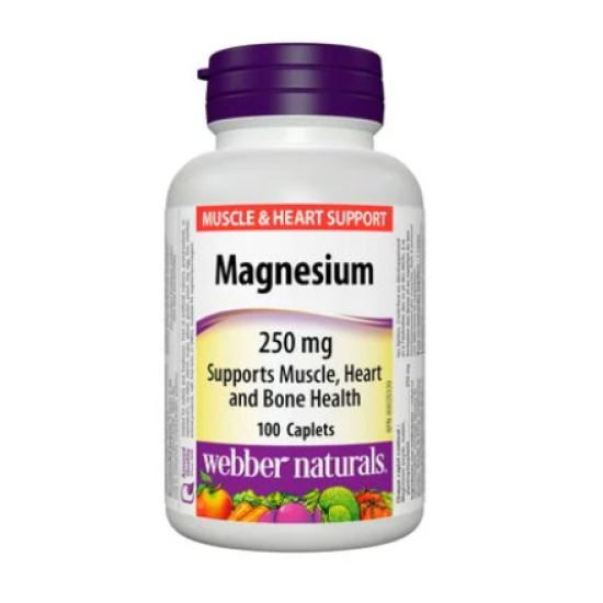 Webber Naturals Magnesium 250 mg х100 caps. на супер цена