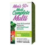 Webber Naturals Men's 50+ Most Complete Multi / 90 Vcaps на супер цена