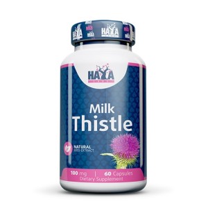 Haya Labs Milk Thistle 100 мг / 60 капсули Haya Labs Milk Thistle 100 мг / 60 капсули