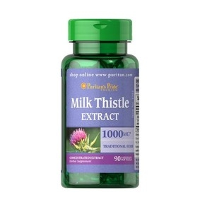 Puritan's Pride MILK THISTLE 4:1 EXTRACT 1000 mg / 90 softgels Puritan's Pride MILK THISTLE 4:1 EXTRACT 1000 mg / 90 softgels