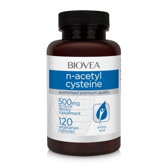 Biovea N-Acetyl Cysteine 500mg - 120 caps на супер цена