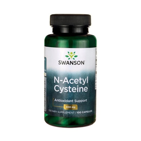 Swanson N-Acetyl Cysteine 600 мг / 100 капсули на супер цена