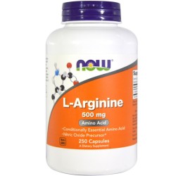 NOW L-Arginine 500mg. / 250 Caps.