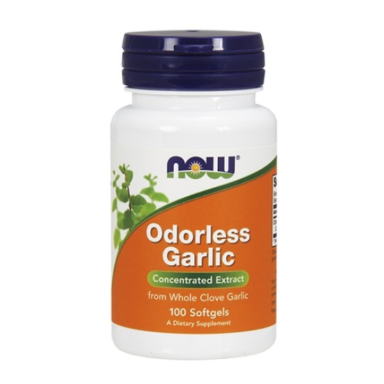 NOW Odorless Garlic / 100 гел капсули на супер цена