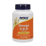 NOW Omega 3-6-9 / 1000mg. / 100 гел капсули на супер цена