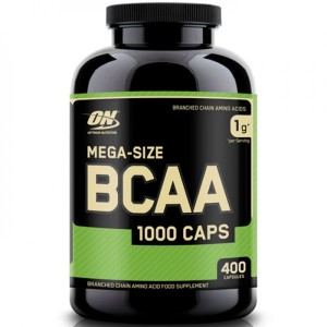 Optimum Nutrition BCAA Mega-Size 1000 мг / 400 капсули Optimum Nutrition BCAA Mega-Size 1000 мг / 400 капсули