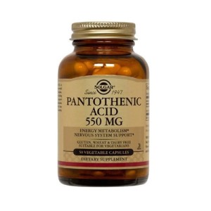 Solgar  Pantothenic Acid 550 Mg, 100 vcaps