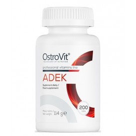 OstroVit PHARMA ADEK / Vitamin A + D + E + K / 200 таблетки