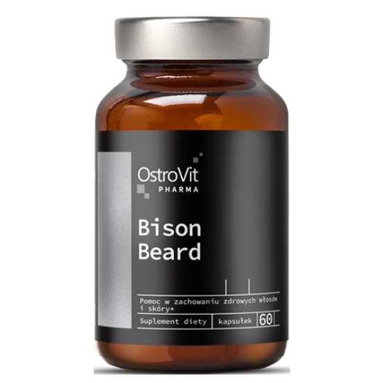 OstroVit PHARMA Bison Beard / Men's Beard Care / 60 капсули на супер цена