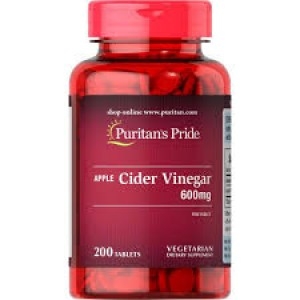Puritan's Pride APPLE CIDER VINEGAR 600 200 tabs