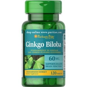 Puritan's Pride Ginkgo Biloba 60mg/120caps Puritan's Pride Ginkgo Biloba 60mg/120caps