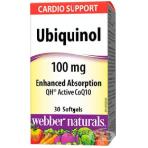 Webber Naturals QH АКТИВЕН КОЕНЗИМ Q10 капсули 100 мг * 30