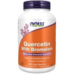 NOW Quercetin with Bromelain - 240 Caps на супер цена