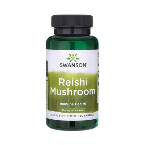 Swanson Reishi Mushroom 600 мг / 60 капсули на супер цена