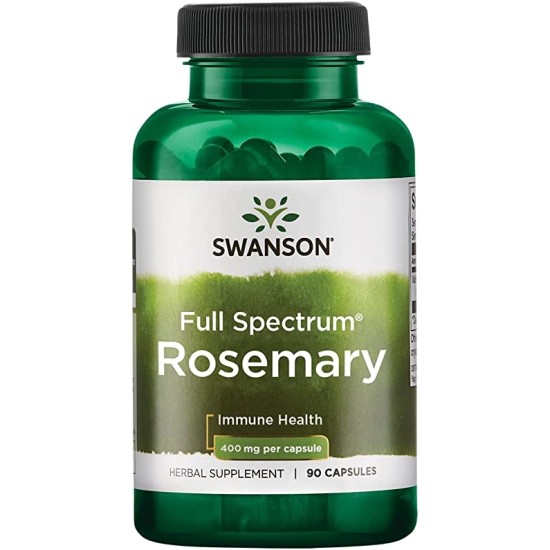 Swanson Rosemary 400 mg / 90 caps на супер цена