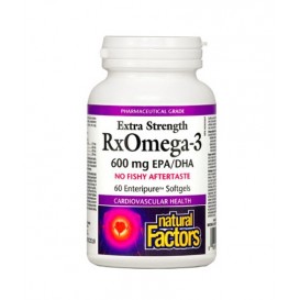 Natural Factors  RX Omega 3 Extra Strength 1170 mg. / 60 Soft.