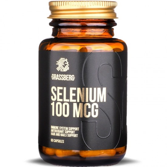 Grassberg Selenium 100 mcg / 60 капсули на супер цена