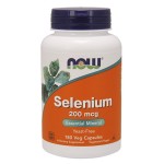 NOW Selenium 200 мкг / 180 капсули на супер цена