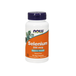 NOW Selenium 200 мкг / 90 капсули