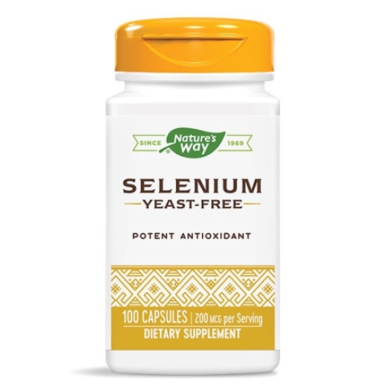 Natures Way Selenium Yeast Free  200mcg / 100 Caps на супер цена