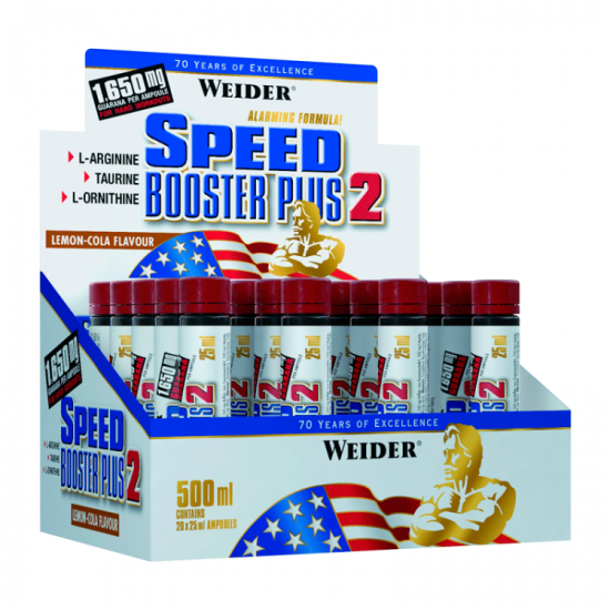 Weider Speed Booster Plus 2 - 20 x 25 мл на супер цена