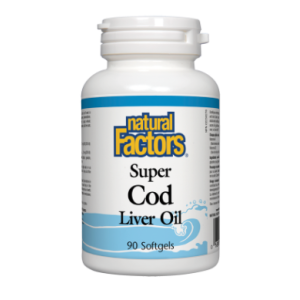 Natural Factors Super Cod Liver Oil 1100 mg х 90 софтгел капсули