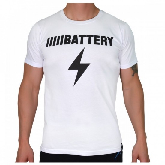 Battery Nutrition T-Shirt Man Бял на супер цена