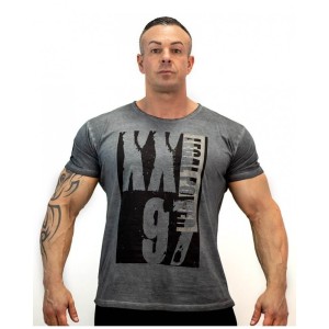 Legal Power T-SHIRT WASHED “XXL 97“ 2009-833 GRAY