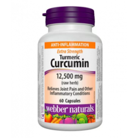 Webber Naturals Turmeric Curcumin Extra Strength/ Куркума (куркумин) 500 mg х 60 капсули