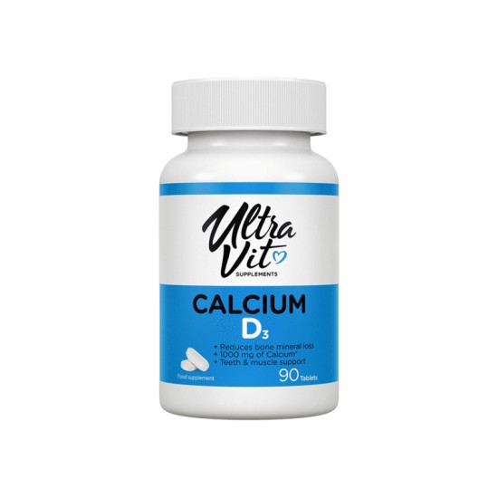 UltraVit Calcium D3 - Калций + Витамин D3 90 таблетки на супер цена