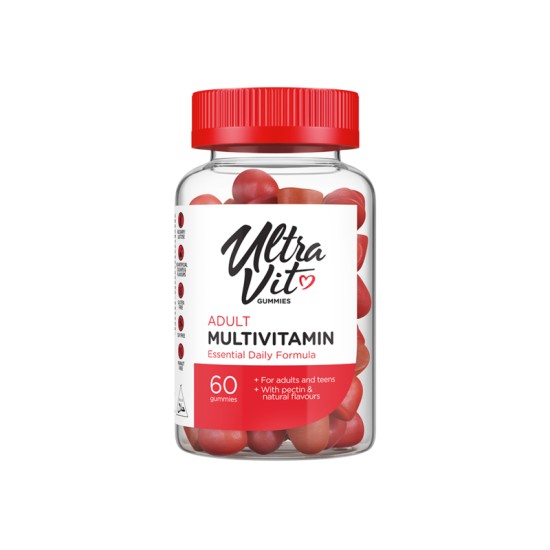 UltraVit Gummies Adult Miltivitamin - Мултивитамини 60 дъвчащи таблетки на супер цена