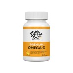 UltraVit Premium Omega 3 - Омега 60 гел капсули на супер цена