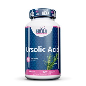 Haya Labs Ursolic Acid 250 мг / 100 капсули Haya Labs Ursolic Acid 250 мг / 100 капсули