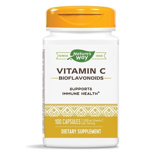 Natures Way Vitamin C Bioflavonoids 500mg x 100 caps на супер цена