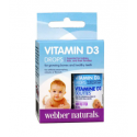 Webber Naturals Vitamin D3 Drops 400 IU x 15 ml - Витамин D3 капки (1 флакон) 400 IU х15 ml на супер цена