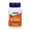 NOW Vitamin E-200 IU D-Alpha / 100 гел капсули на супер цена