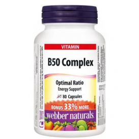 Webber Naturals Vitamin В50 Complex х80 caps