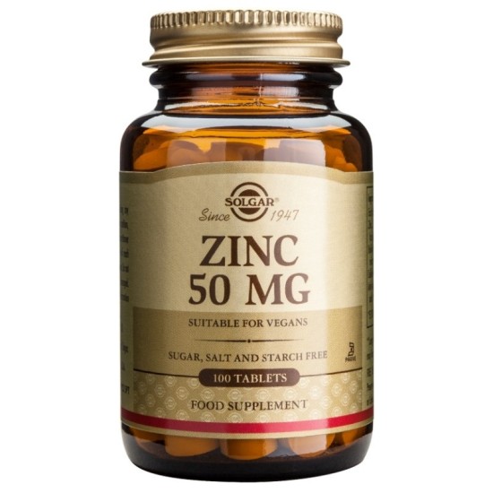 Solgar Zinc 50 Mg (Gluconate), 100 tabs на супер цена