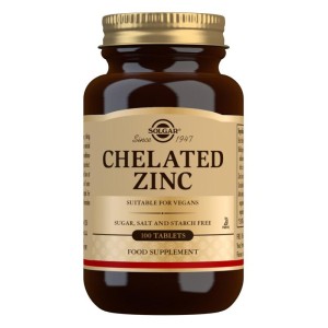 Solgar Zinc Chelated 22 mg / 100 Tabs