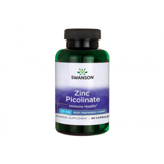 Swanson Zinc Picolinate 22 мг / 60 капсули на супер цена