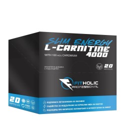 Fitholic Professional L-Carnitine Slim Energy 4000 mg Triple L-Carnitine Matrix 20x25 ml
