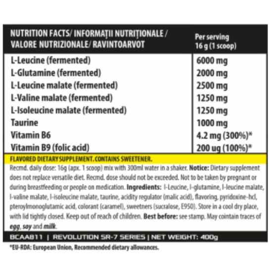 Genius Nutrition BCAA 8:1:1 - 400gr на супер цена