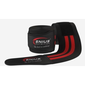 Genius Nutrition KNEE WRAPS GN-1 Black And Red