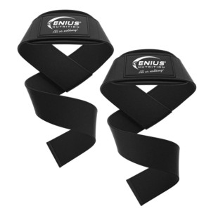 Genius Nutrition Lifting Straps GG-1 Black Genius Nutrition Lifting Straps GG-1 Black