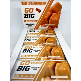 GO BIG protein bar caramel 12x90 гр