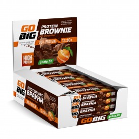 GO BIG protein bar Brownie 12х90 гр