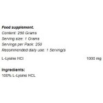 GymBeam L-Lysine 250 гр на супер цена