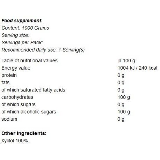 GymBeam Xylitol 1000 гр на супер цена