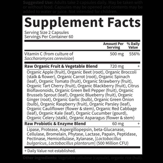 ᐉ Garden Of Life Vitamin Code / RAW Vitamin C 120 капсули на топ цена ...