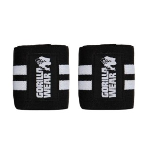 Gorilla Wear Ластични бинтове за глезени Ankle Wraps – Black/White